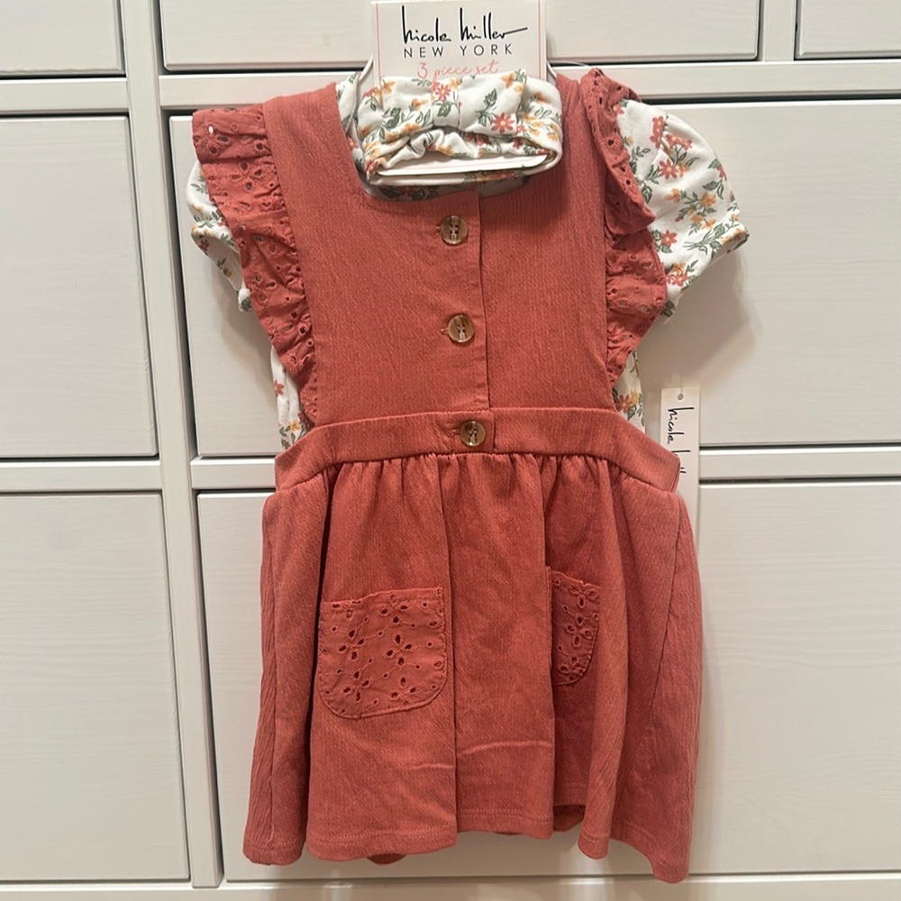 NWT Nicole Miller 3 piece set Dress